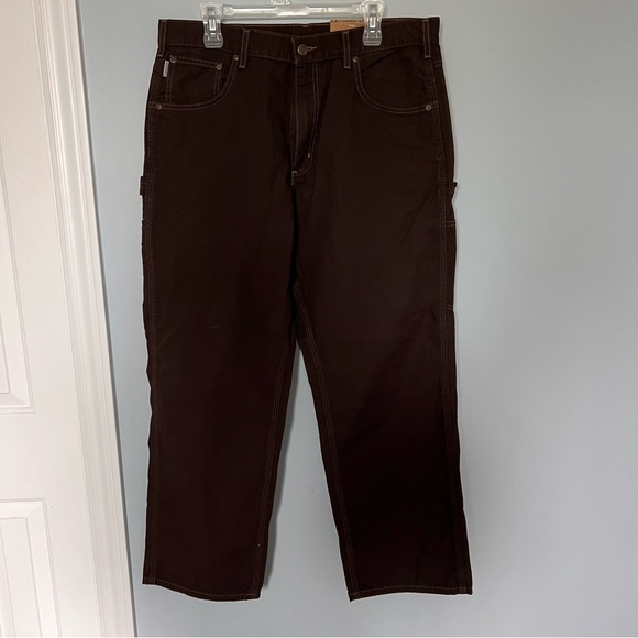 NWT Carhartt men’s Canvas Carpenter Jean - Picture 1 of 7